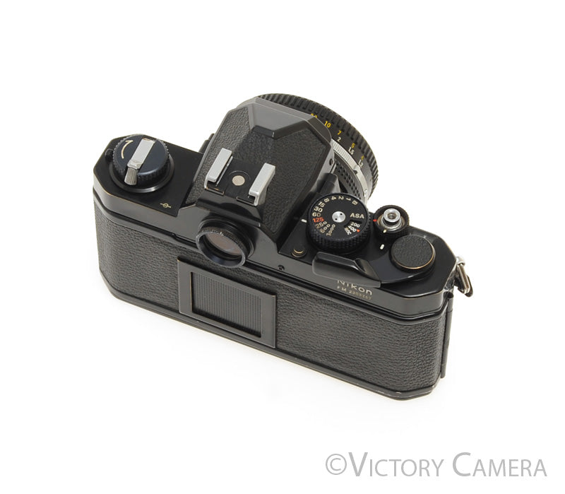 Nikon FM Black 35mm Film Camera w/ 50mm f1.8 AI-s Lens [EXC+] - Victory Camera