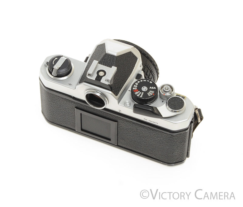 Nikon FM Chrome 35mm Film Camera w/ 50mm f1.8 AI-s Lens [EXC] - Victory Camera