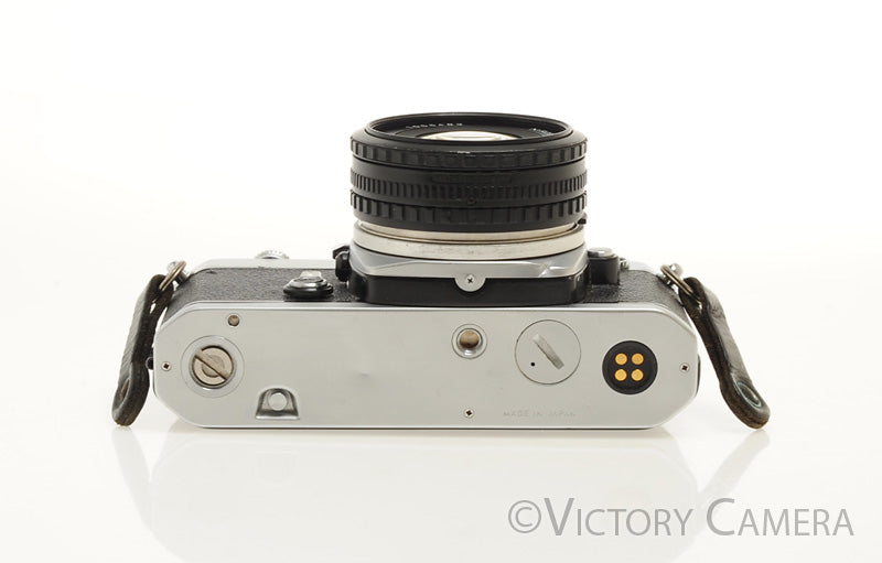Nikon FM Chrome 35mm Film Camera w/ 50mm f1.8 AI-s Lens [EXC] - Victory Camera