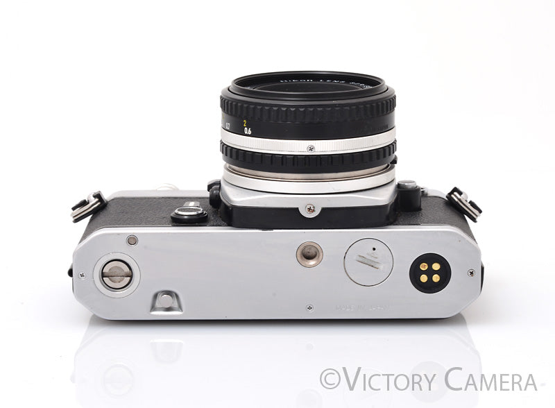 Nikon FM Black 35mm Film Camera w/ 50mm f1.8 AI-s Lens [EXC]