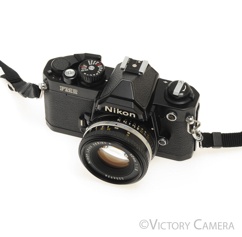 Nikon FM2-N FM2N Black Camera Body w/ 50mm f1.8 AI-s Lens [EXC+] - Victory Camera