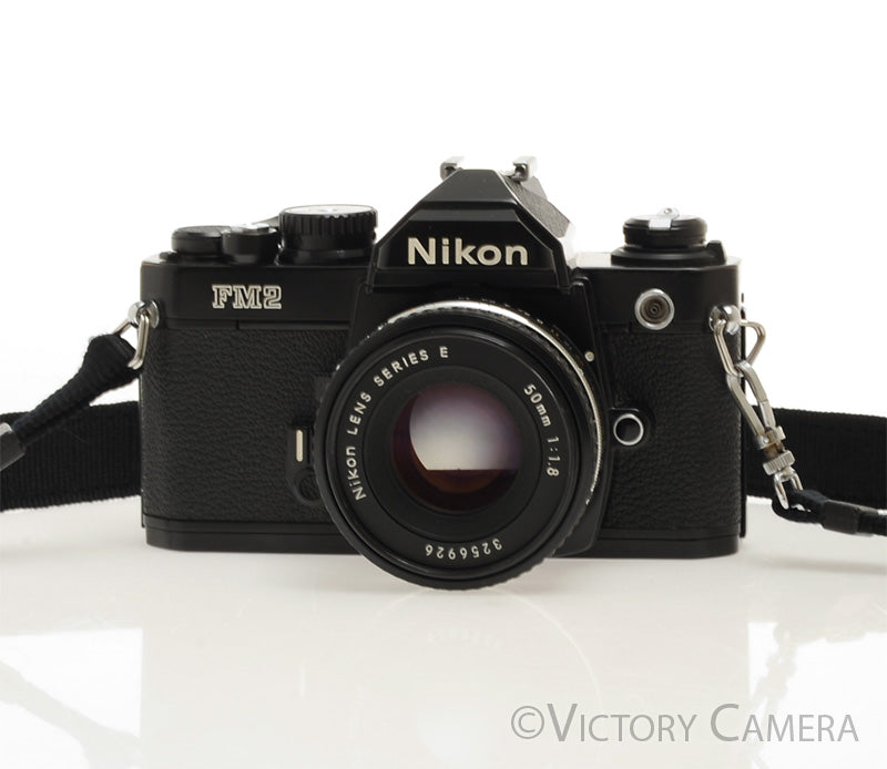 Nikon FM2-N FM2N Black Camera Body w/ 50mm f1.8 AI-s Lens [EXC+] - Victory Camera