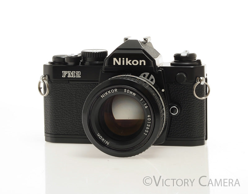 Nikon FM2-N FM2N Black Camera Body w/ 50mm f1.4 AI Lens [EXC+]