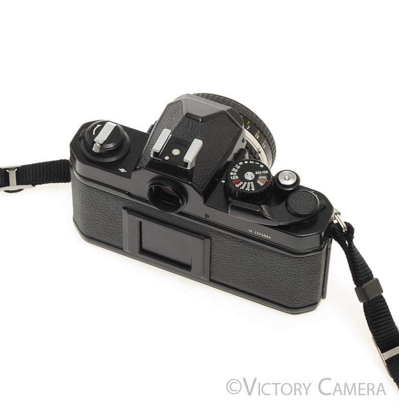 Nikon FM2-N FM2N Black Camera Body w/ 50mm f1.8 AI-s Lens [EXC+] - Victory Camera
