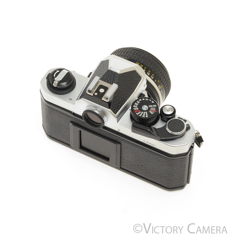 Nikon FM2-N 35mm Chrome Film SLR w/ Nikon 50mm f1.8 AI-s Lens  [EXC+] - Victory Camera