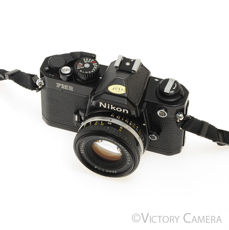 Nikon FM2-N FM2N Black Camera Body w/ 50mm f1.8 AI-s Lens [EXC] - Victory Camera