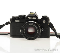 Nikon FM2-N FM2N Black Camera Body w/ 50mm f1.8 AI-s Lens [EXC]