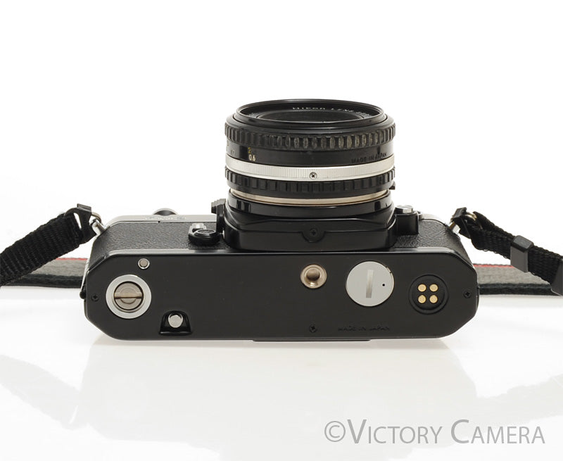 Nikon FM2-N FM2N Black Camera Body w/ 50mm f1.8 AI-s Lens [EXC] - Victory Camera