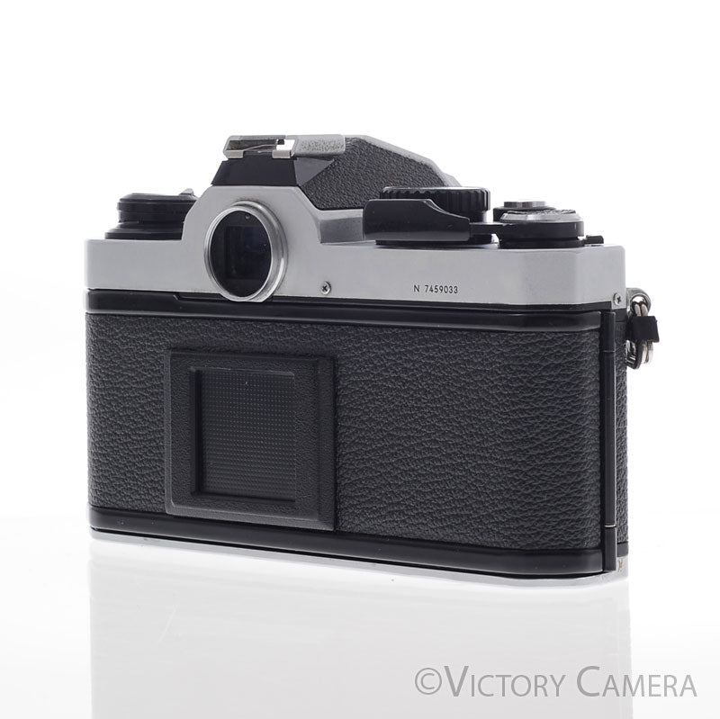 Nikon FM2-N FM2N Chrome Camera Body w/ 50mm f1.8 AI-s Lens -New Seals- [EXC+] - Victory Camera