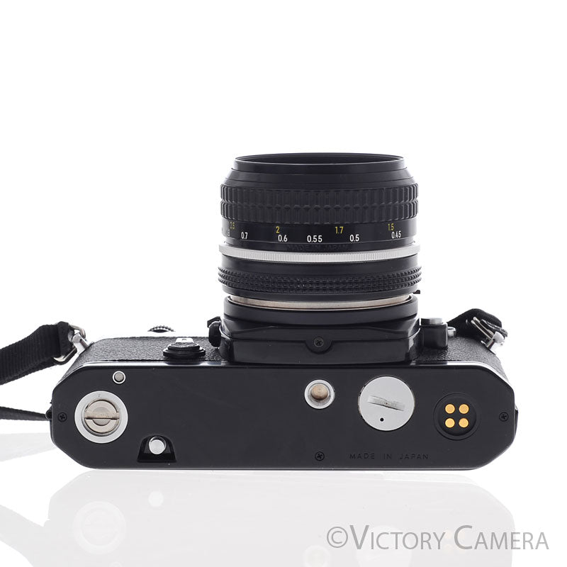 Nikon FM Black 35mm Film Camera w/ 50mm f2 AI Lens [EXC+] - Victory Camera