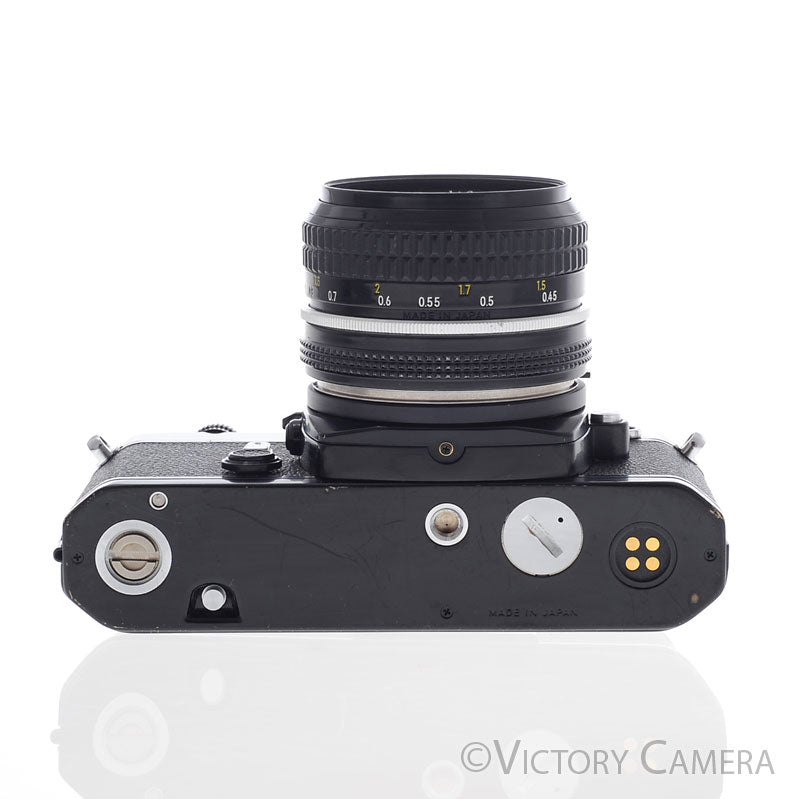 Nikon FM Black 35mm Film Camera w/ 50mm f2 AI Lens [EXC] - Victory Camera