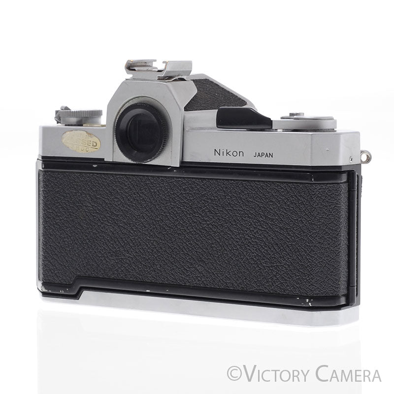 Nikon Nikkormat FT-N FTN Chrome 35mm Film Camera w/ 50mm f2 Lens [EXC] - Victory Camera