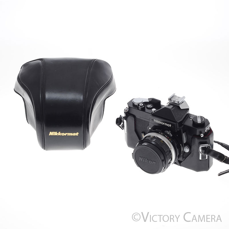 Nikon Nikkormat FT-N FTN Chrome 35mm Film Camera w/ 50mm f2 Lens [EXC] - Victory Camera