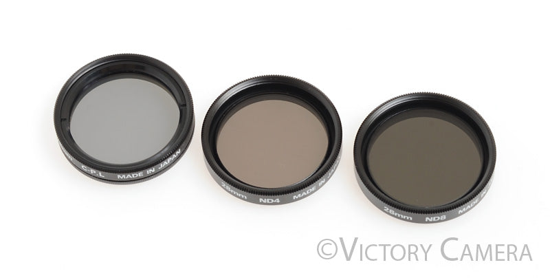 Nikon 28mm Filter Set (CPL, ND4, ND8) for CoolPix 950 995 4500 [EXC] - Victory Camera