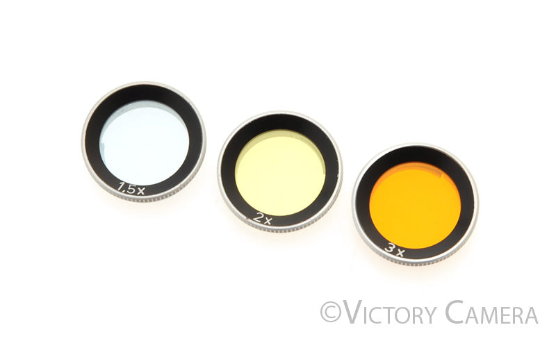 Minox Filterset for Minox B (Yellow, Orange, Light Blue) [MINT-] - Victory Camera