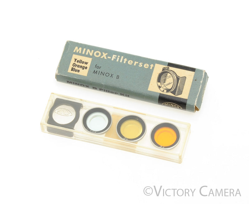 Minox Filterset for Minox B (Yellow, Orange, Light Blue) [MINT-] - Victory Camera