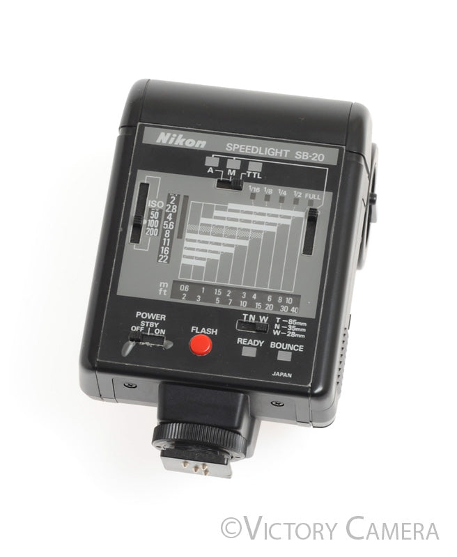 Nikon SB-20 TTL Flash for Film Cameras  [EXC+] - Victory Camera