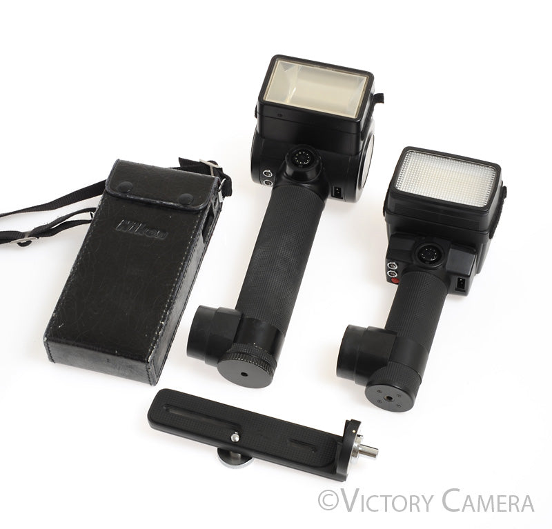 Nikon SB-11 &amp; SB-14 Flash Kit for F3 in Nikon Aluminum Case -Rare- [EXC] - Victory Camera