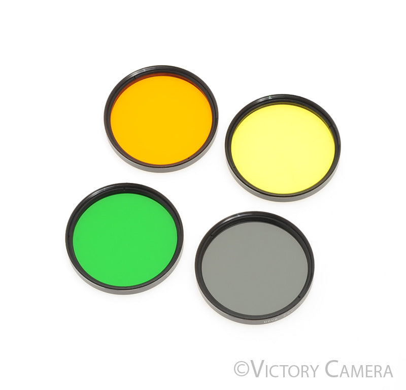 Hoya 55mm 3 x Color Filter Set + 1 x Circular Polarizer  [EXC] - Victory Camera
