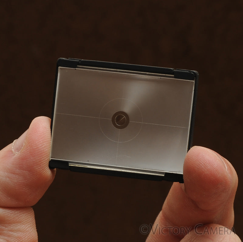 Nikon F / F2 Type P Cross Hairs Diagonal Split Prism Focusing Screen  [GOOD] - Victory Camera