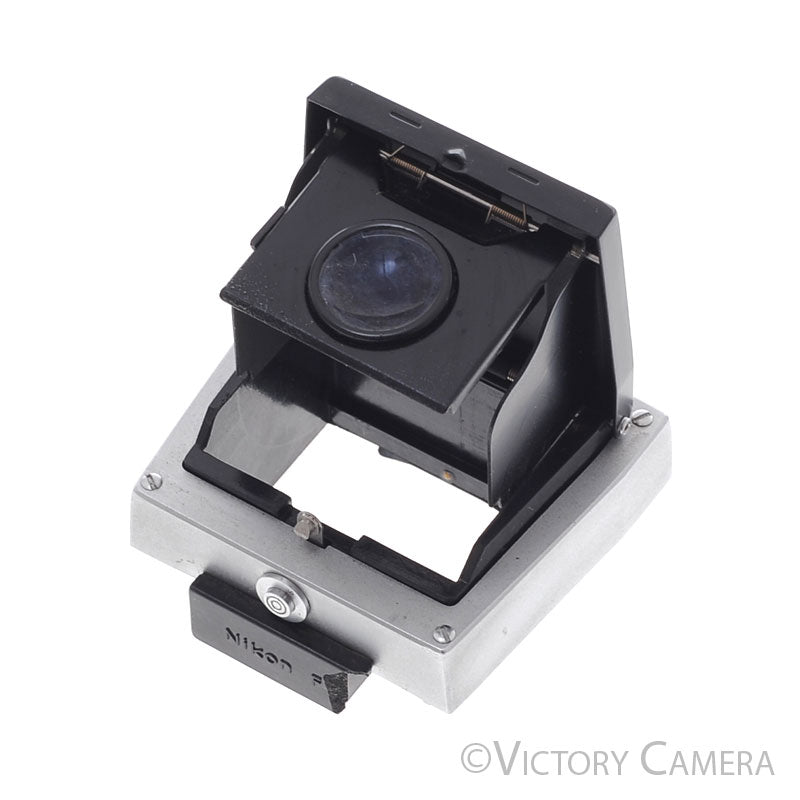 Nikon F Early Nippon Kogaku Waist Level Finder WLF w/ "F" Logo [EXC-]