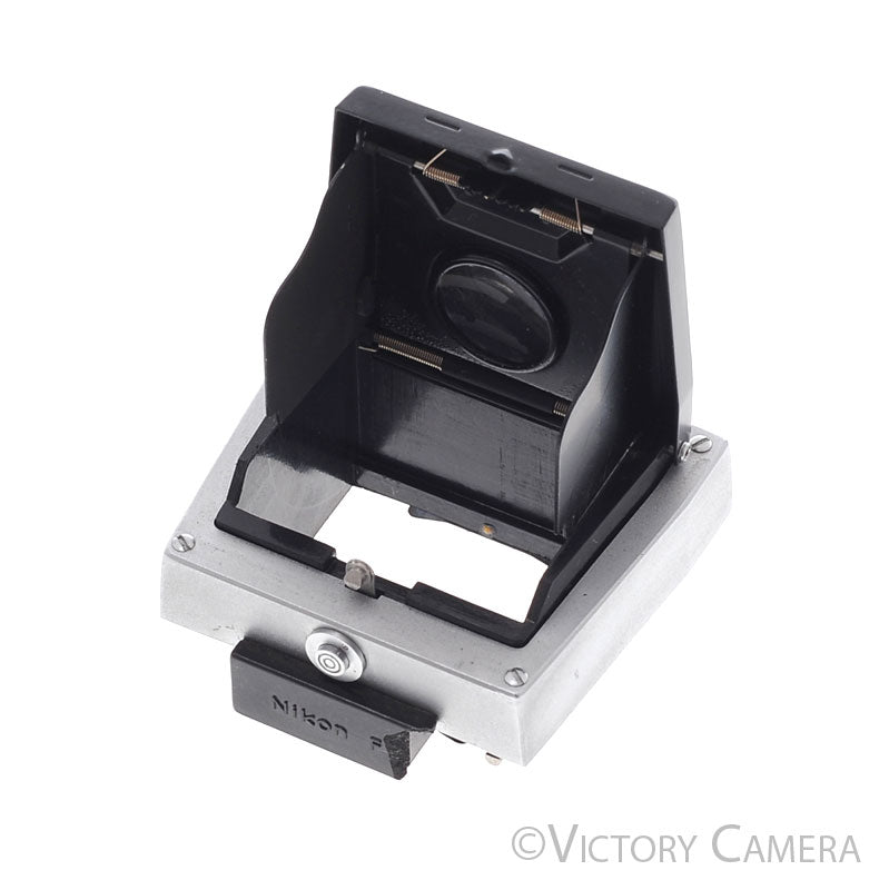 Nikon F Early Nippon Kogaku Waist Level Finder WLF w/ "F" Logo [EXC-]