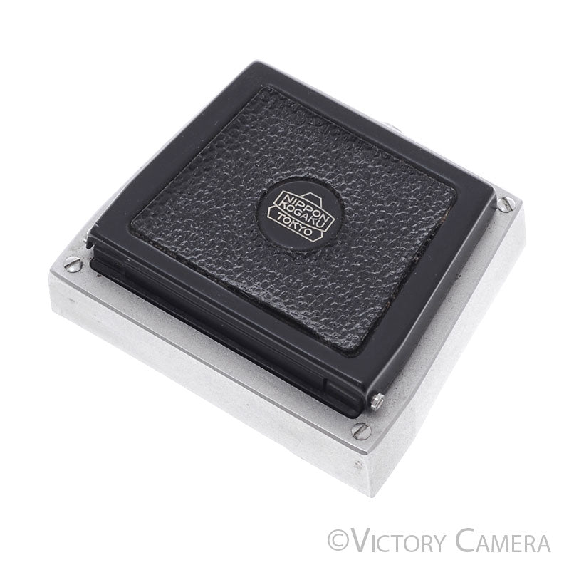 Nikon F Early Nippon Kogaku Waist Level Finder WLF w/ "F" Logo [EXC-]