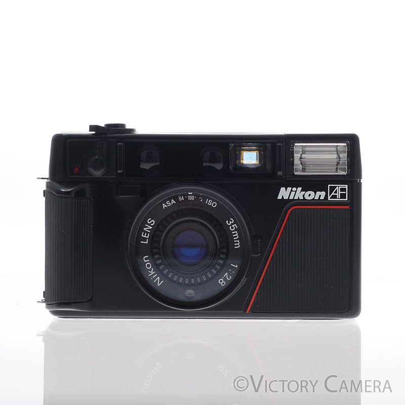 Nikon L35 AF L35AF Point & Shoot Film Camera w/ 35mm f2.8 Lens [EXC] - Victory Camera