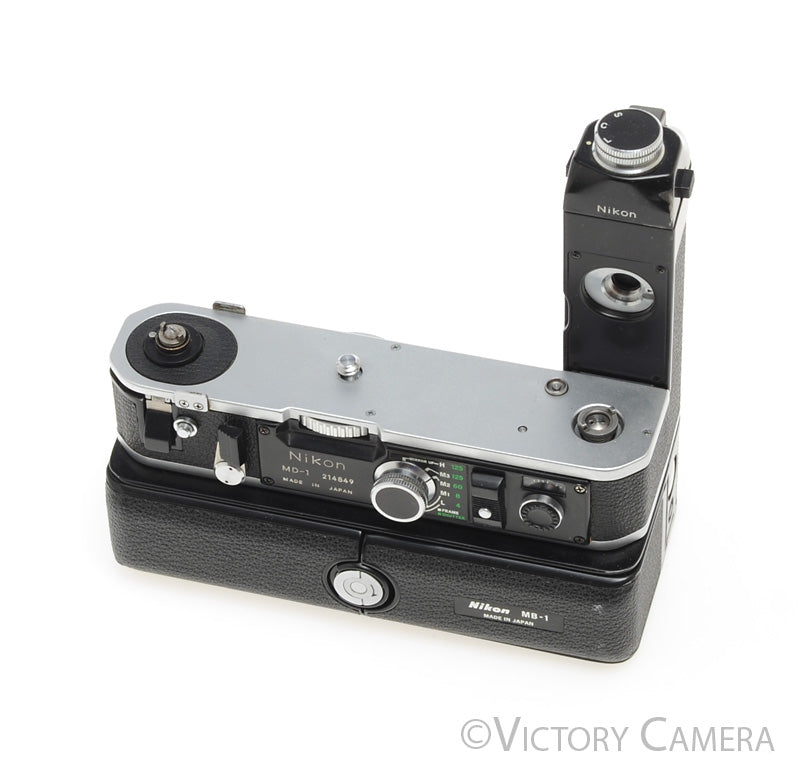Nikon MD-1 Motordrive + MB-1 Battery Pack for F2 [EXC+]