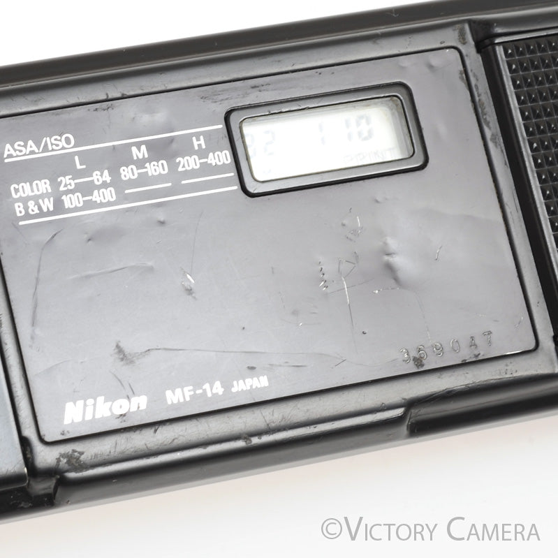 Nikon MF-14 Databack Data Back for F3 F3HP [EXC-] - Victory Camera