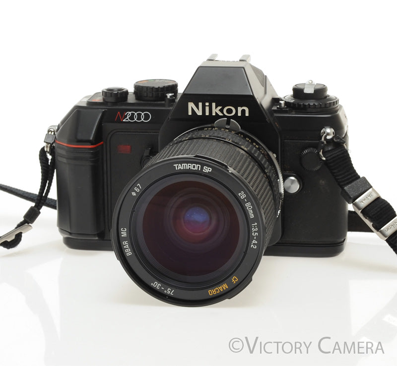Nikon N2000 35mm Film Camera w/ 28-80mm Zoom Lens [EXC] - Victory Camera