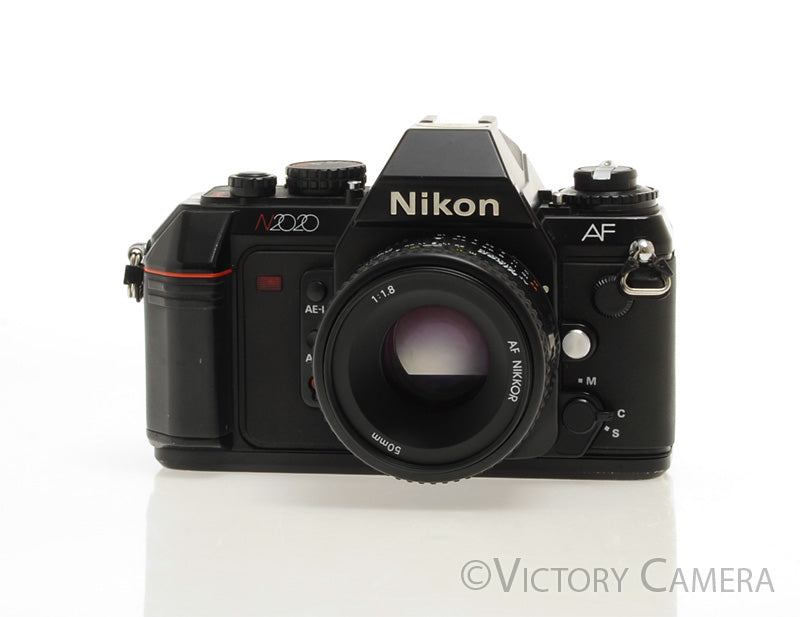 Nikon N2020 AF 35mm Film Camera w/ 50mm f1.8 AF Zoom Lens [EXC] - Victory Camera