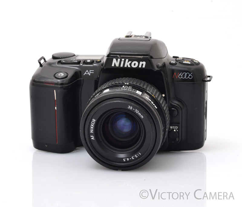 Nikon N6006 6000 AF Film SLR Camera w/ Nikkor 35-70mm Zoom Lens [GOOD]