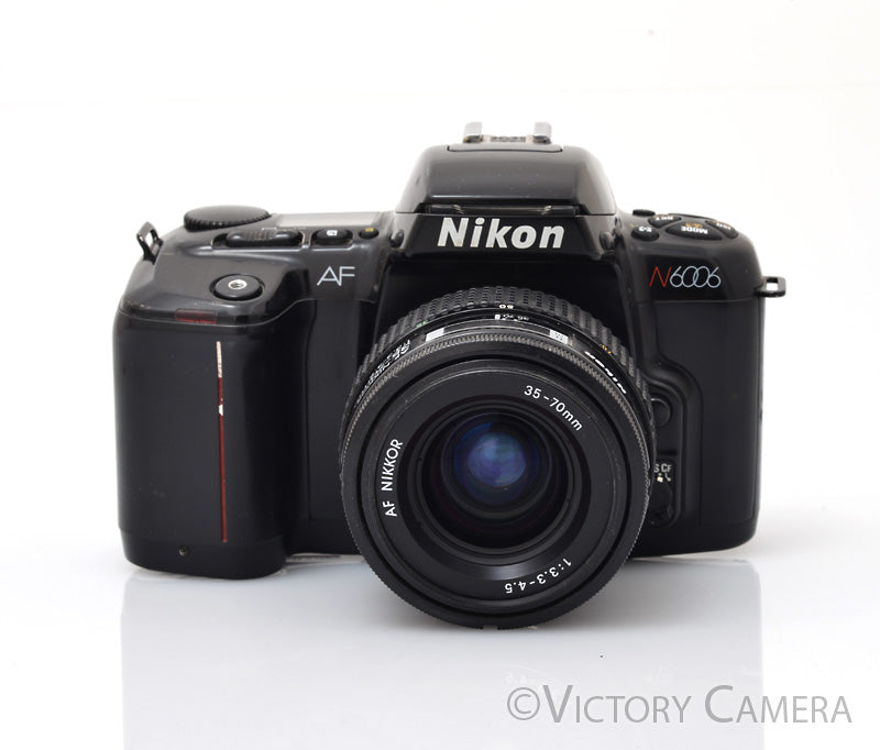 Nikon N6006 6000 AF Film SLR Camera w/ Nikkor 35-70mm Zoom Lens [GOOD]