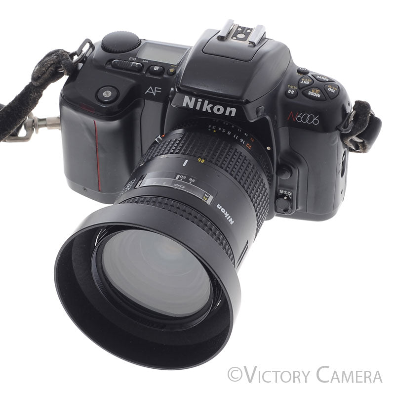 Nikon N6006 6000 AF Film SLR Camera w/ 28-85mm Zoom Lens [EXC+]