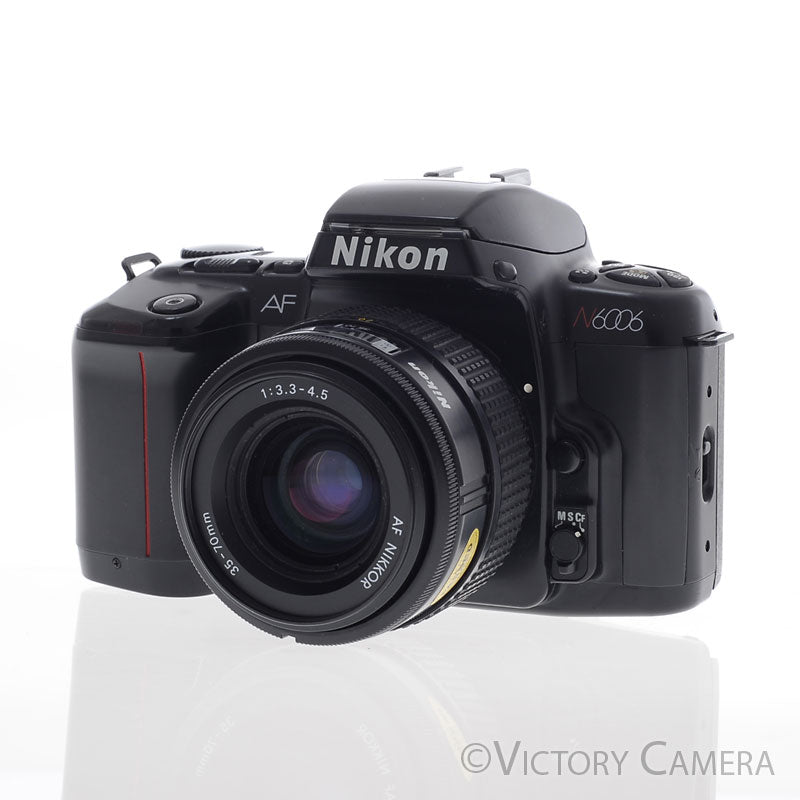 Nikon N6006 6000 AF Film SLR Camera w/ 35-70mm Zoom Lens  [EXC] - Victory Camera