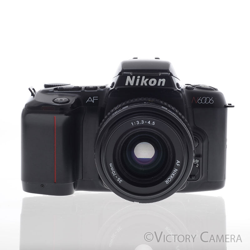 Nikon N6006 6000 AF Film SLR Camera w/ 35-70mm Zoom Lens  [EXC] - Victory Camera