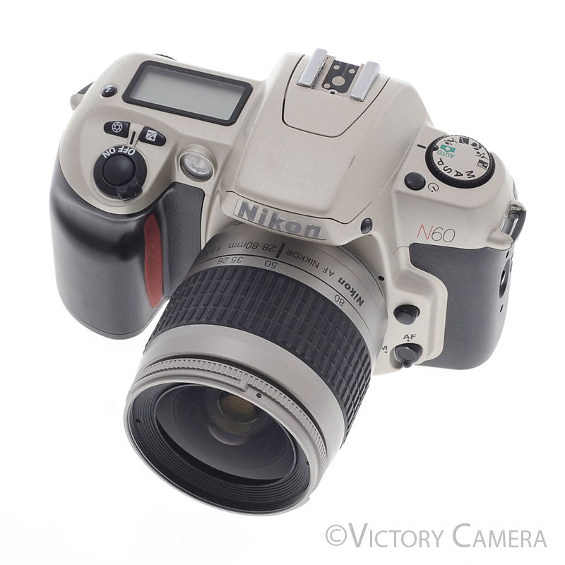 Nikon N60 35mm Film Camera Body w/ AF 28-80mm Zoom Lens  [EXC+] - Victory Camera
