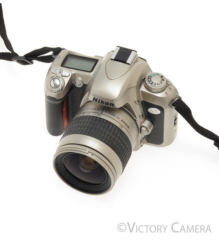 Nikon N75 AF 35mm Film Camera w/ Nikkor 28-80mm Zoom Lens [EXC] - Victory Camera