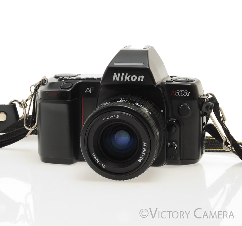 Nikon N8008s AF SLR 35mm Film Camera w/ 35-70mm Zoom Lens  [EXC+] - Victory Camera