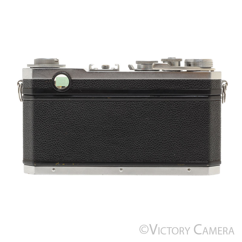 Nikon S2 Chrome 35mm Rangefinder Camera Body -Patched Shutter, Works- [GOOD] - Victory Camera
