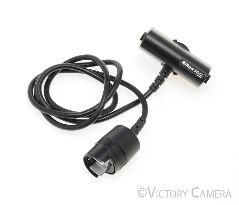 Nikon SC-12 TTL Cord F/Speedlight SB-11 Flash Unit &amp; F3 Cameras [EXC] - Victory Camera