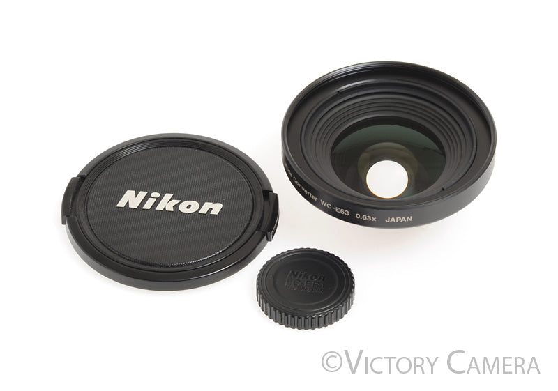 Nikon WC-E63 0.63x Wide Angle Converter for Coolpix 900 Series/800/4500 [EXC+] - Victory Camera