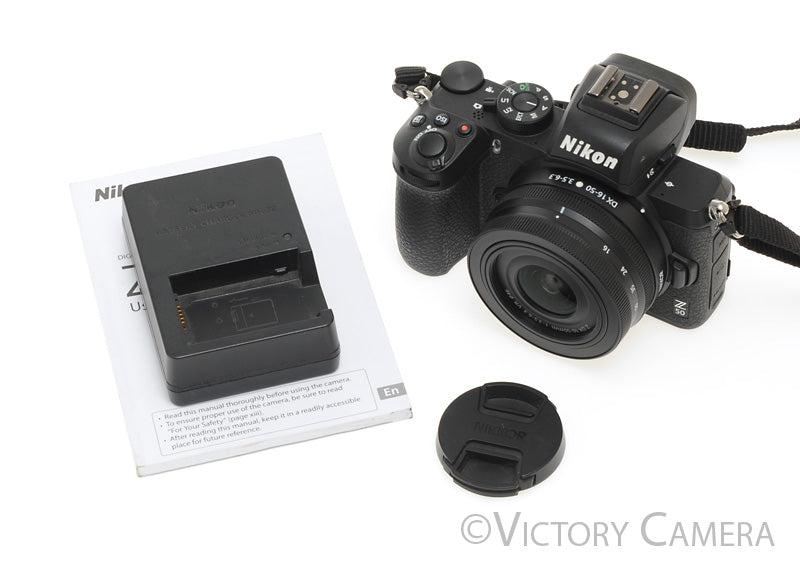 Nikon Z50 20.9MP Mirrorless Camera w/ 16-50mm Zoom Lens [MINT-] - Victory Camera