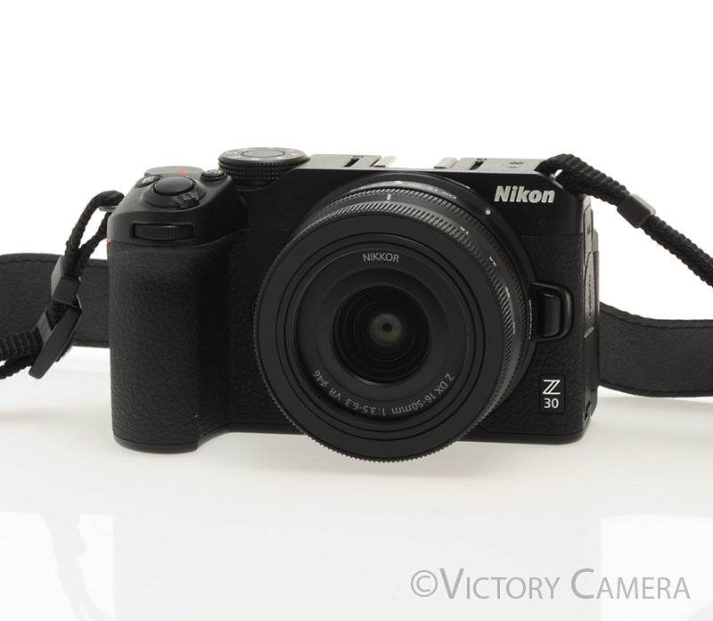 Nikon Z30 20.9MP Mirrorless Digital Camera w/ 16-50mm Lens ~500 Shots [MINT-] - Victory Camera