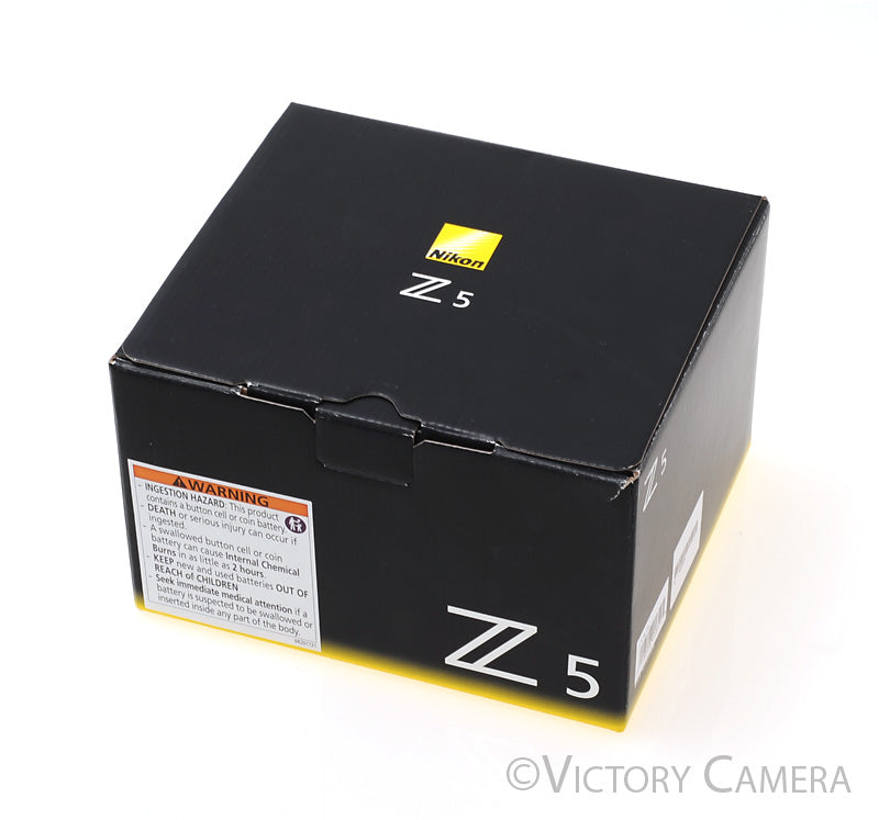 Nikon Z5 24.3MP Black Mirrorless Camera Body w/ Charger [MINT] - Victory Camera