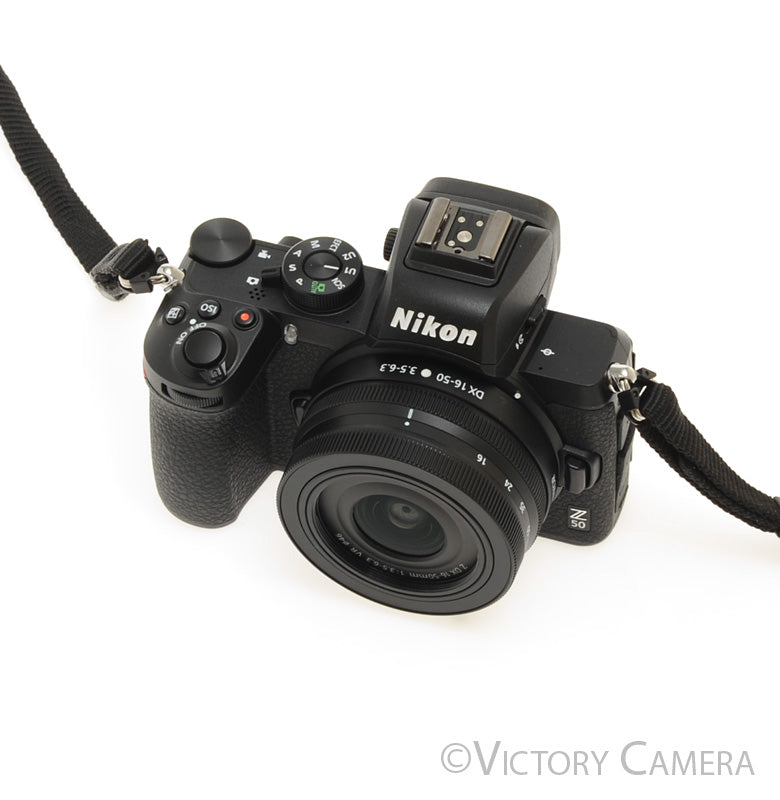 Nikon Z50 20.9MP Mirrorless Camera w/ 16-50mm Zoom Lens [MINT-] - Victory Camera