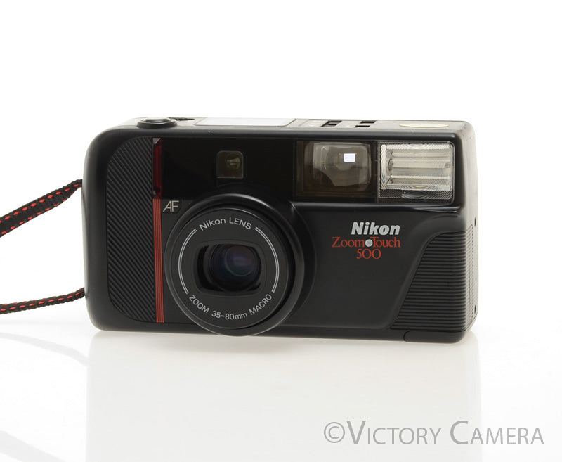 Nikon Zoom Touch 500 Point & Shoot Film Camera w/ 35-80mm Zoom Lens [EXC+] - Victory Camera