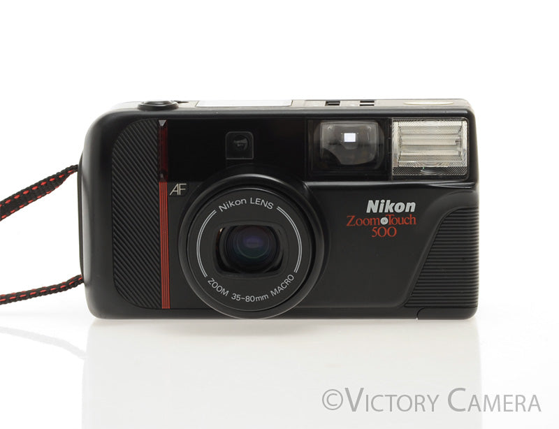 Nikon Zoom Touch 500 Point &amp; Shoot Film Camera w/ 35-80mm Zoom Lens [EXC+] - Victory Camera