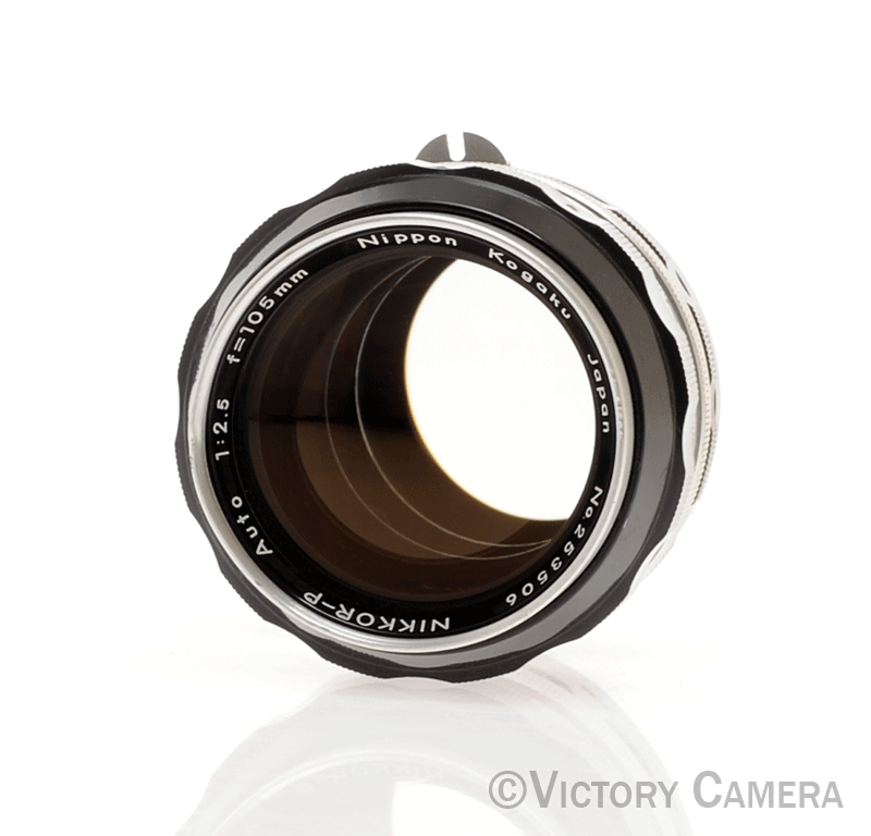 Nikon Nikkor-P 105mm f2.5 Photomic non-AI Telephoto Prime Lens [EXC-] - Victory Camera
